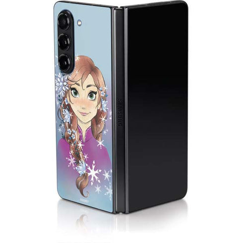 Disney Frozen Anna Portrait Galaxy Z Fold5 5G Skin
